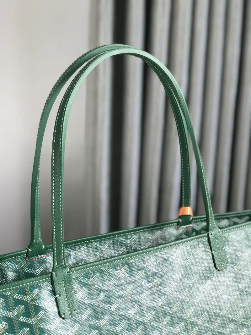 Goyard Green Shopping Tote Bag 106 - Image 9