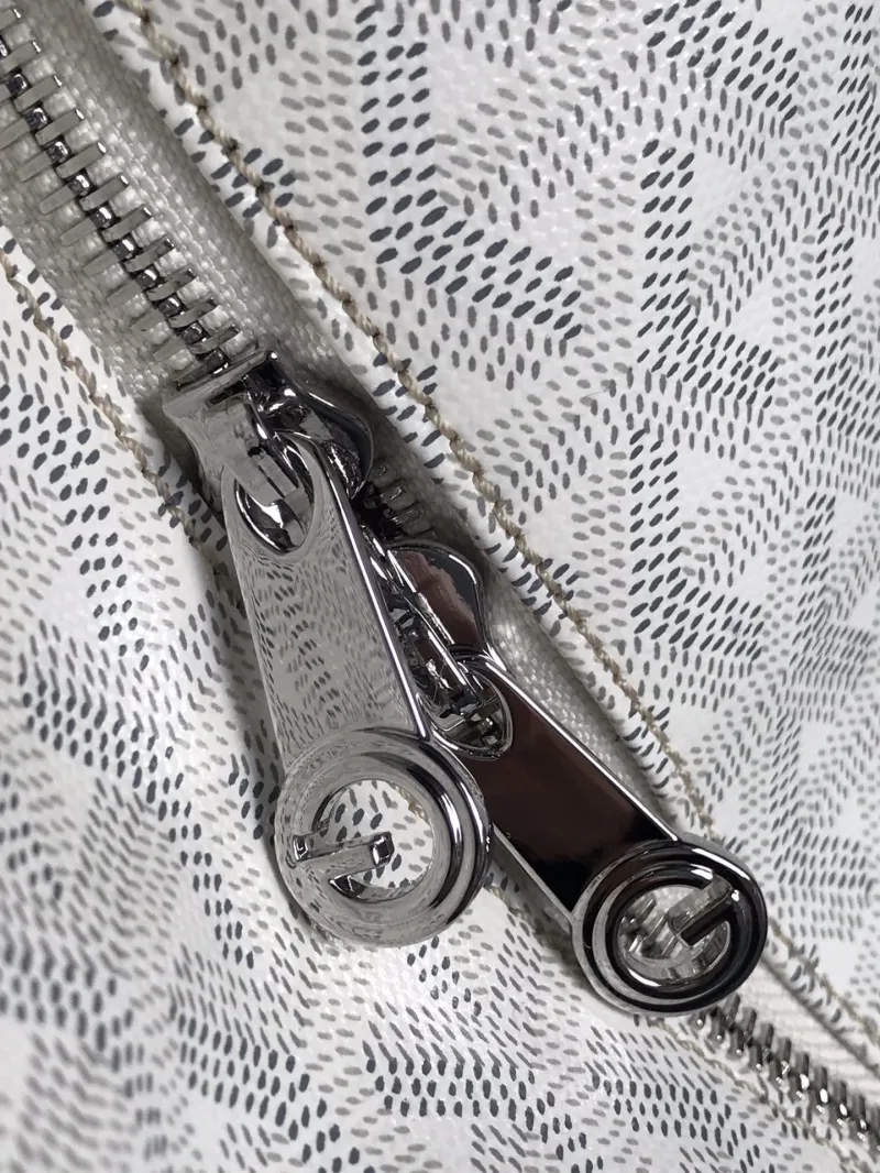 Goyard White Monogram Tote Bag 108 - Image 9