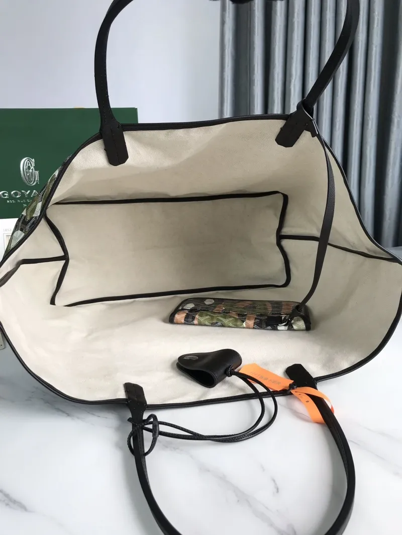 Goyard Camouflage Tote Bag with Small Pouch - Image 8