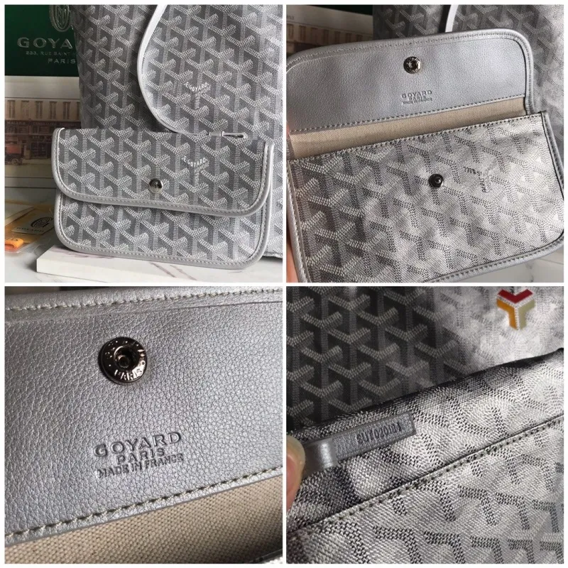 Goyard Silver Tote Shopping Bag - Image 9