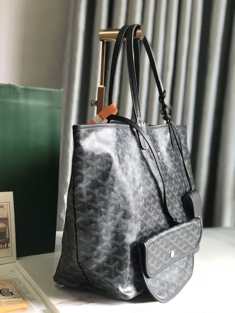 Alternative view of Goyard Black Tote Bag With Pouch