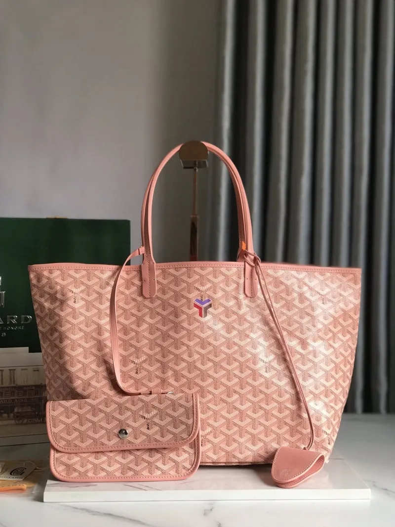 Goyard Pink Tote Bag with Small Pouch