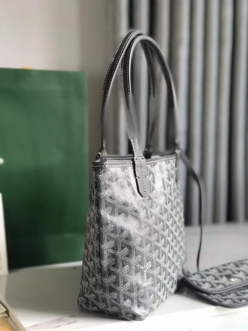 Alternative view of Goyard Gray Tote Bag 130
