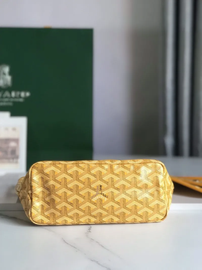Goyard Yellow Tote Bag with Mini Pouch - Image 5