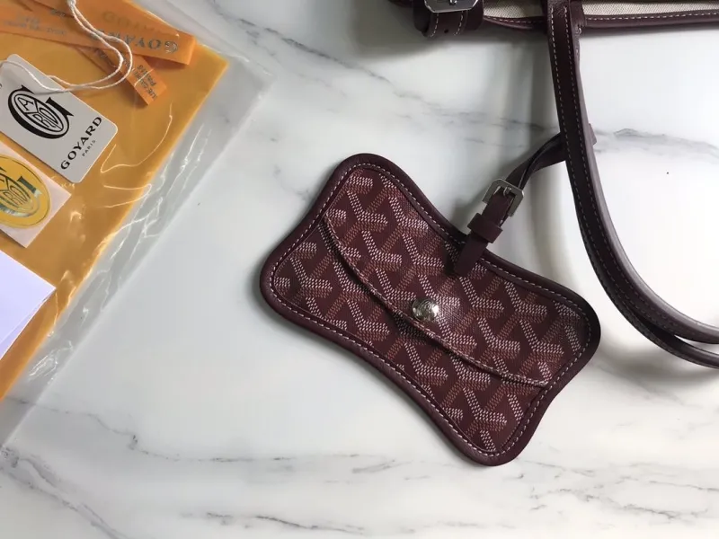 Goyard Burgundy Tote Bag 139 - Image 6