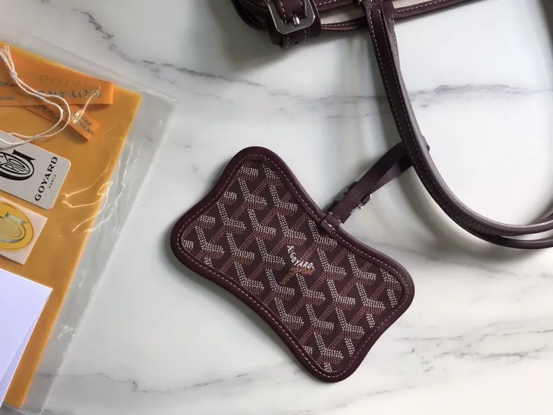 Goyard Burgundy Tote Bag 139 - Image 7