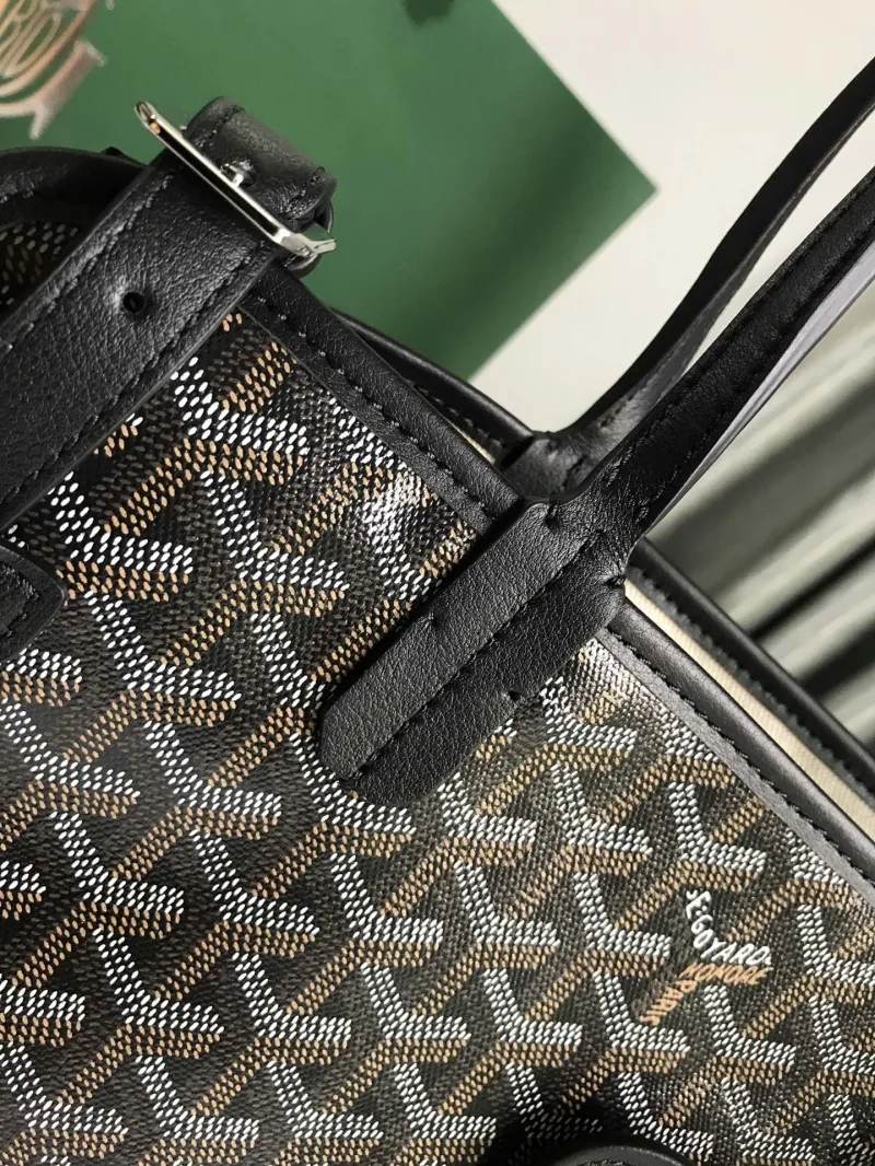 Goyard Black Pet Carrier Tote Bag - Image 6