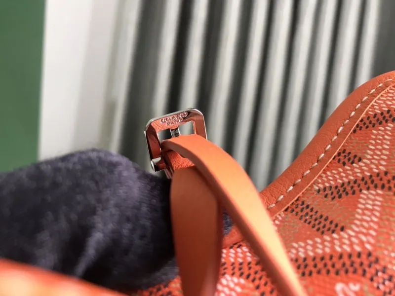 Goyard Orange Pet Carrier Tote Bag - Image 9