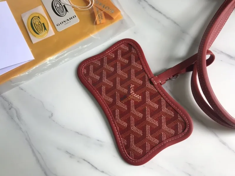 Goyard Red Tote Bag Designer Shopping Bag - Image 7
