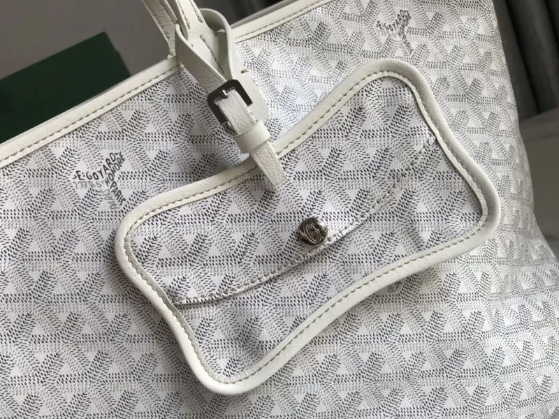 Goyard White Luxury Tote Shopping Bag 144 - Image 7