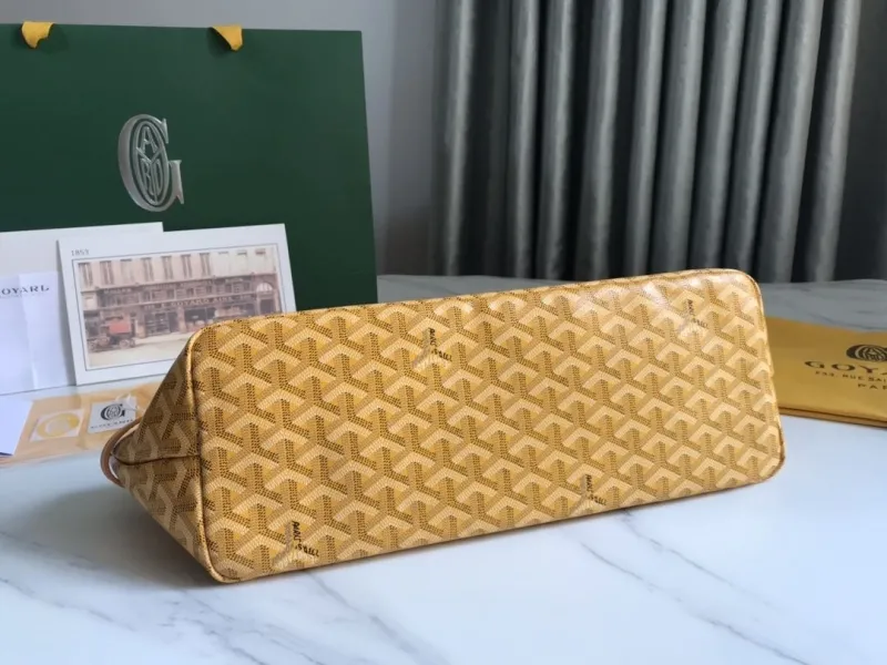 Goyard Yellow Tote Shopping Bag - Image 4