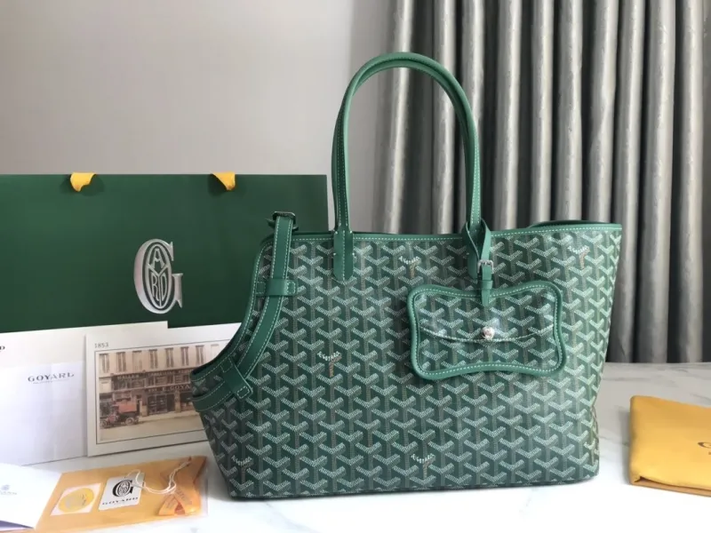 Goyard Green Shopping Tote Bag 147