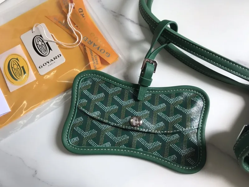 Goyard Green Shopping Tote Bag 147 - Image 6