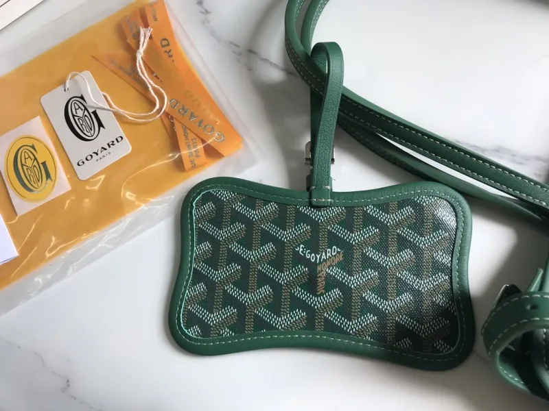 Goyard Green Shopping Tote Bag 147 - Image 7