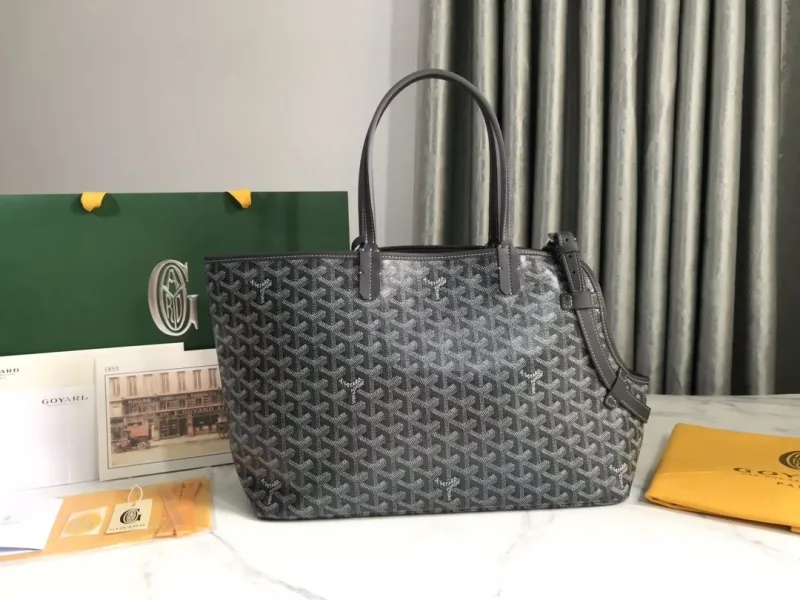 Goyard Gray Shopping Tote Bag 148 - Image 3