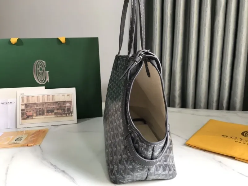 Goyard Gray Shopping Tote Bag 148 - Image 4
