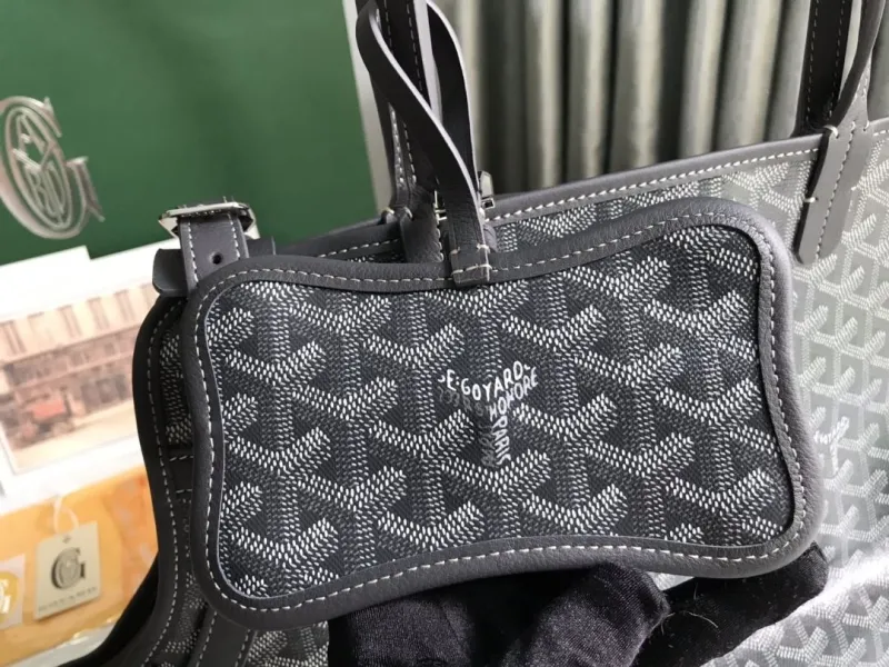 Goyard Gray Shopping Tote Bag 148 - Image 6