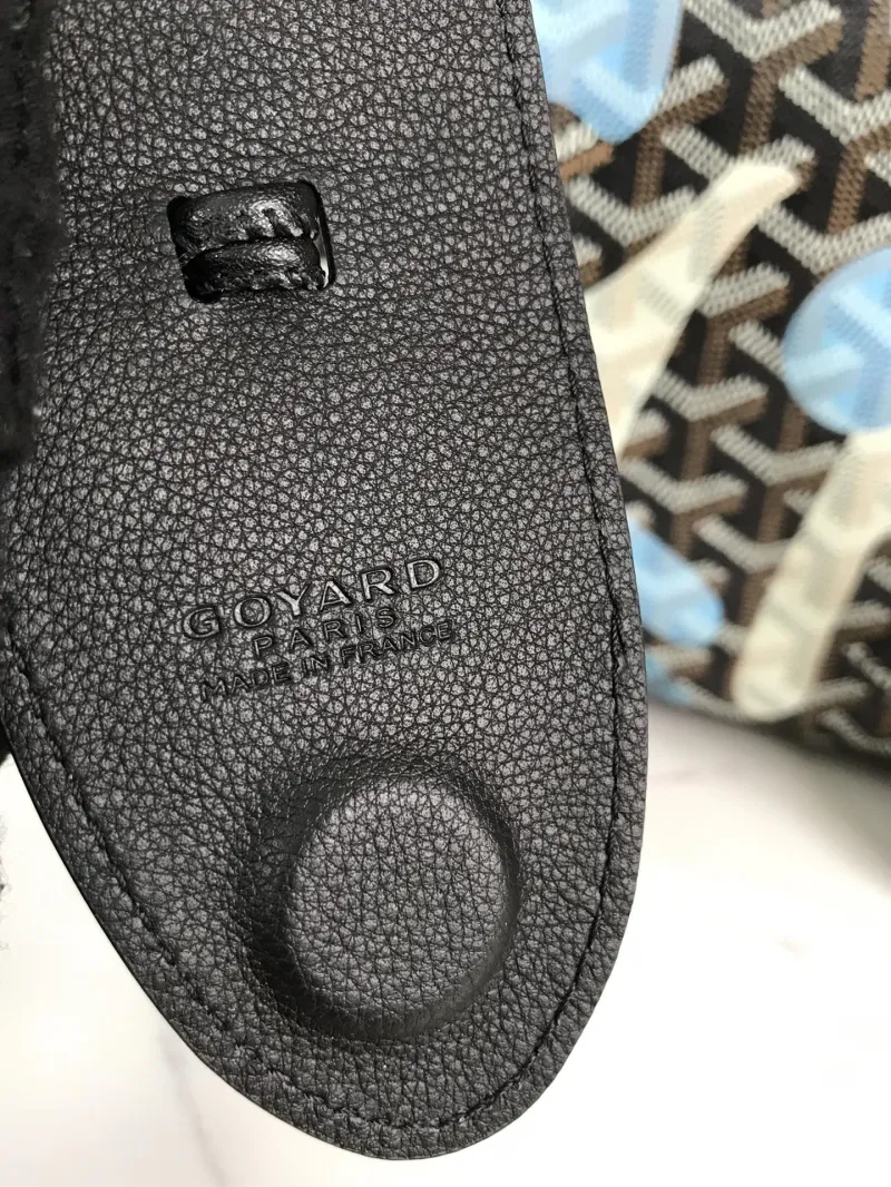 Goyard 154 Black Blue Pattern Tote Bag - Image 3