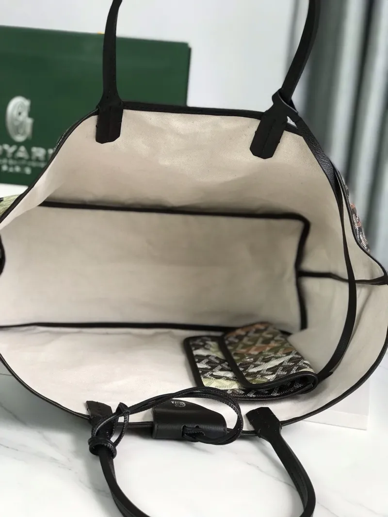 Goyard Camouflage Tote Bag with Small Pouch - Image 6