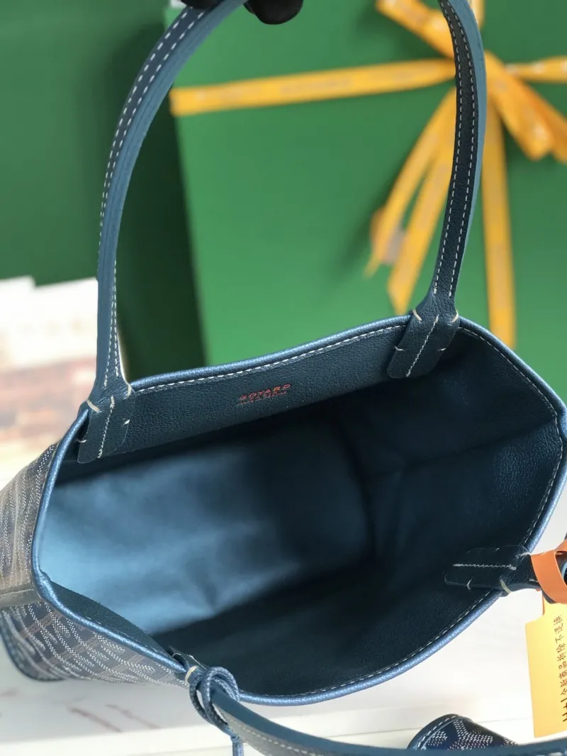Goyard Blue Tote Shopping Bag - Image 8