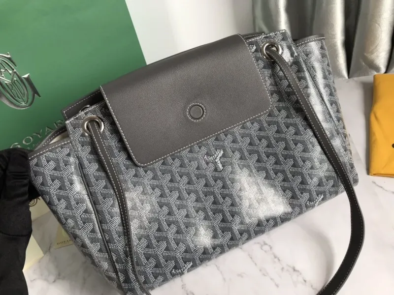 Goyard Gray Shopping Tote Bag - Image 6