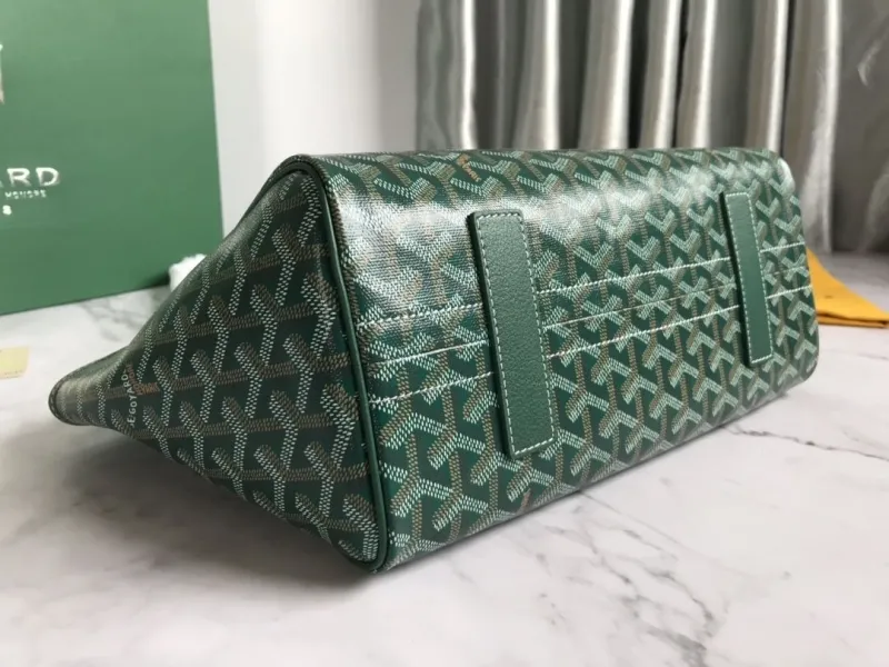 Goyard Green Shopping Tote Bag 171 - Image 4
