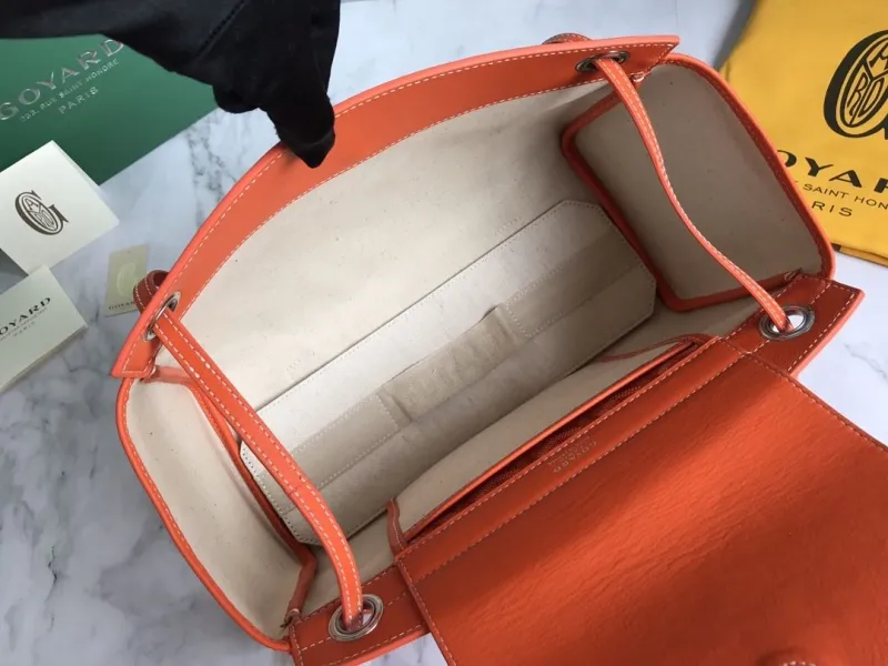 Goyard Orange Shoulder Tote Bag - Image 7
