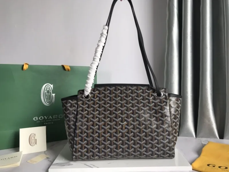 Goyard Black Tote Bag 185 - Image 3