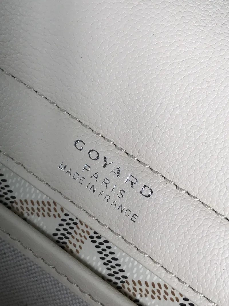 Goyard Cream Tote Shopping Bag - Image 8