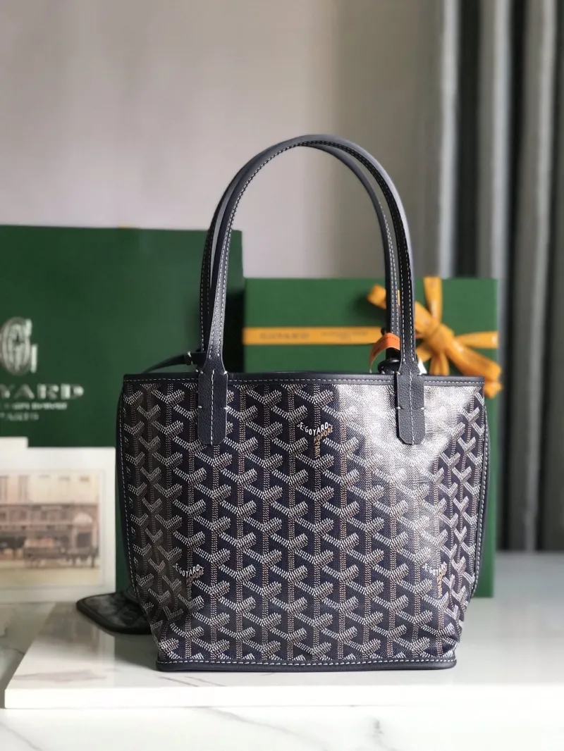 Goyard Navy Tote Bag 202 - Image 3