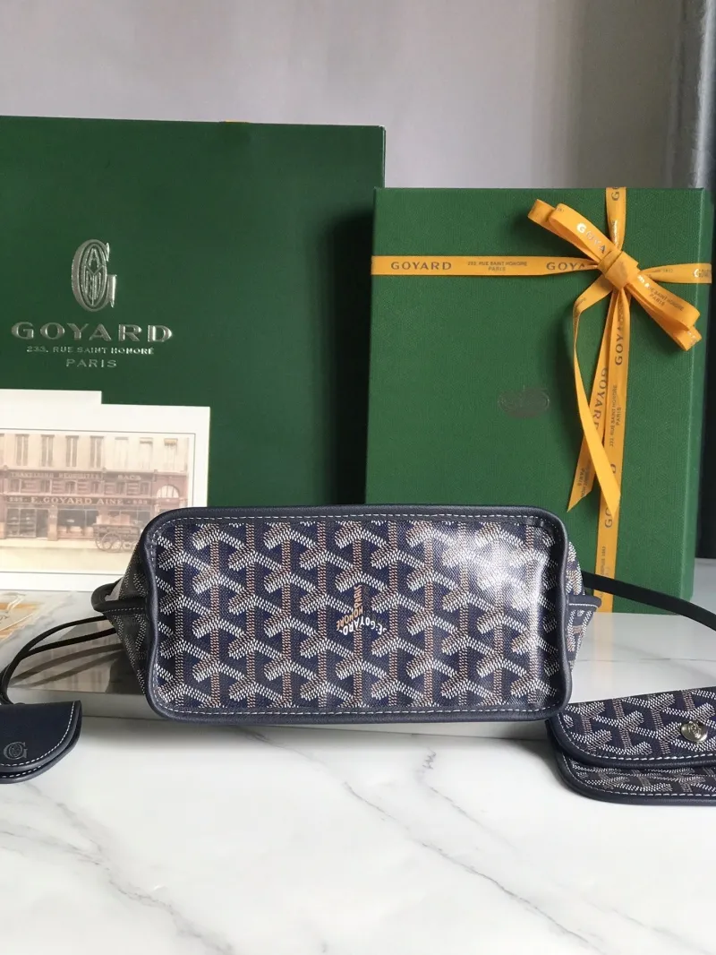 Goyard Navy Tote Bag 202 - Image 4