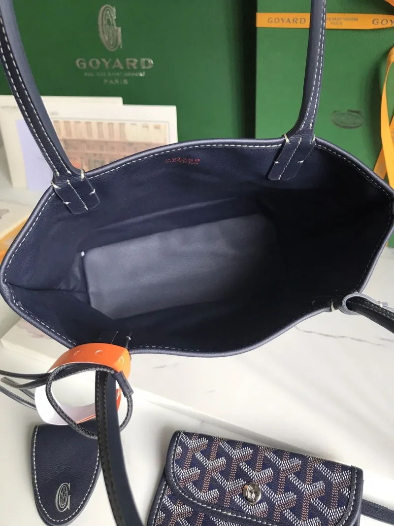 Goyard Navy Tote Bag 202 - Image 5