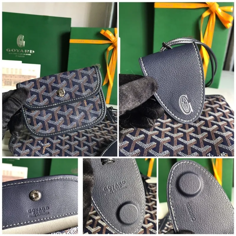 Goyard Navy Tote Bag 202 - Image 9