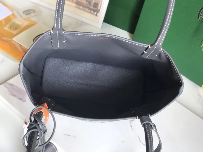 Goyard Gray Tote Bag 203 - Image 6