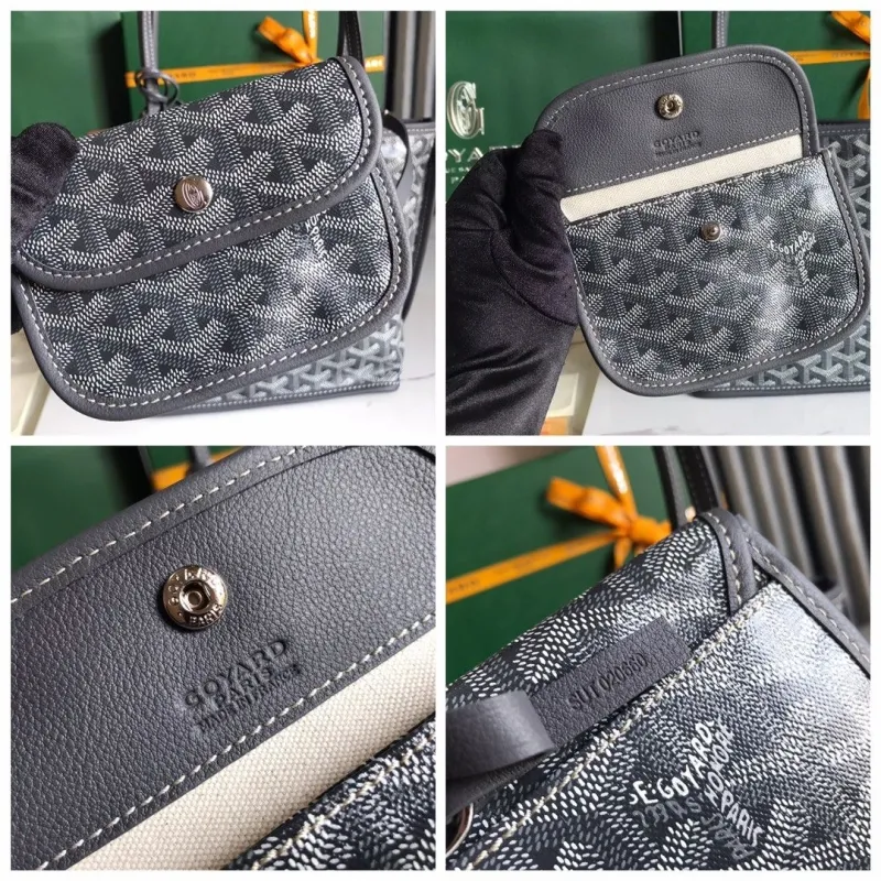 Goyard Gray Tote Bag 203 - Image 9