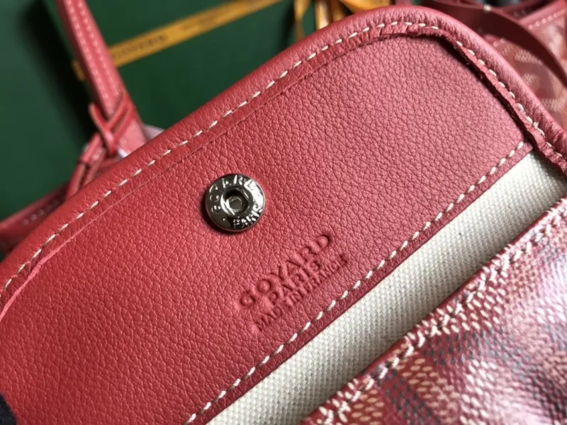 Goyard Red Shopping Tote Bag 205 - Image 8