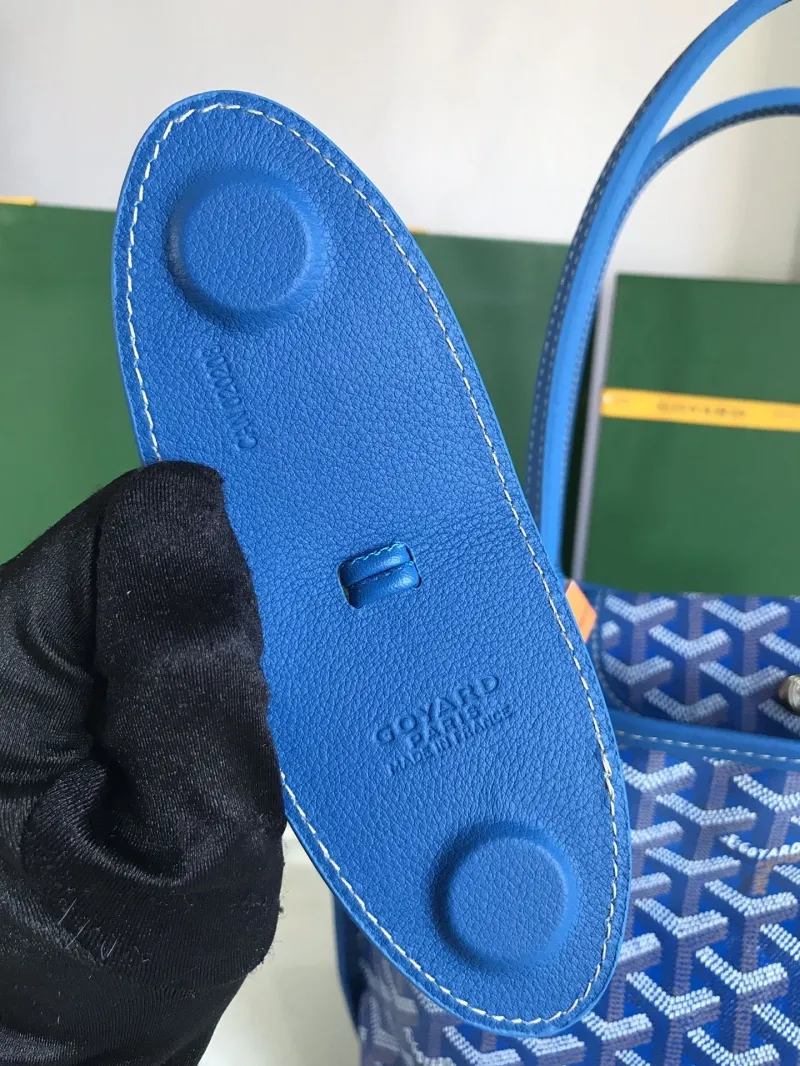 Goyard Blue Shopping Tote Bag - Image 5
