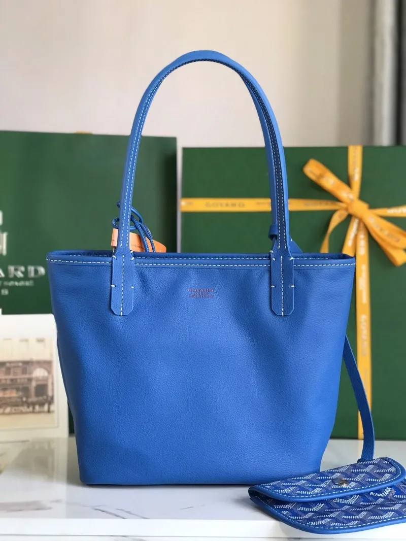Goyard Blue Shopping Tote Bag - Image 9