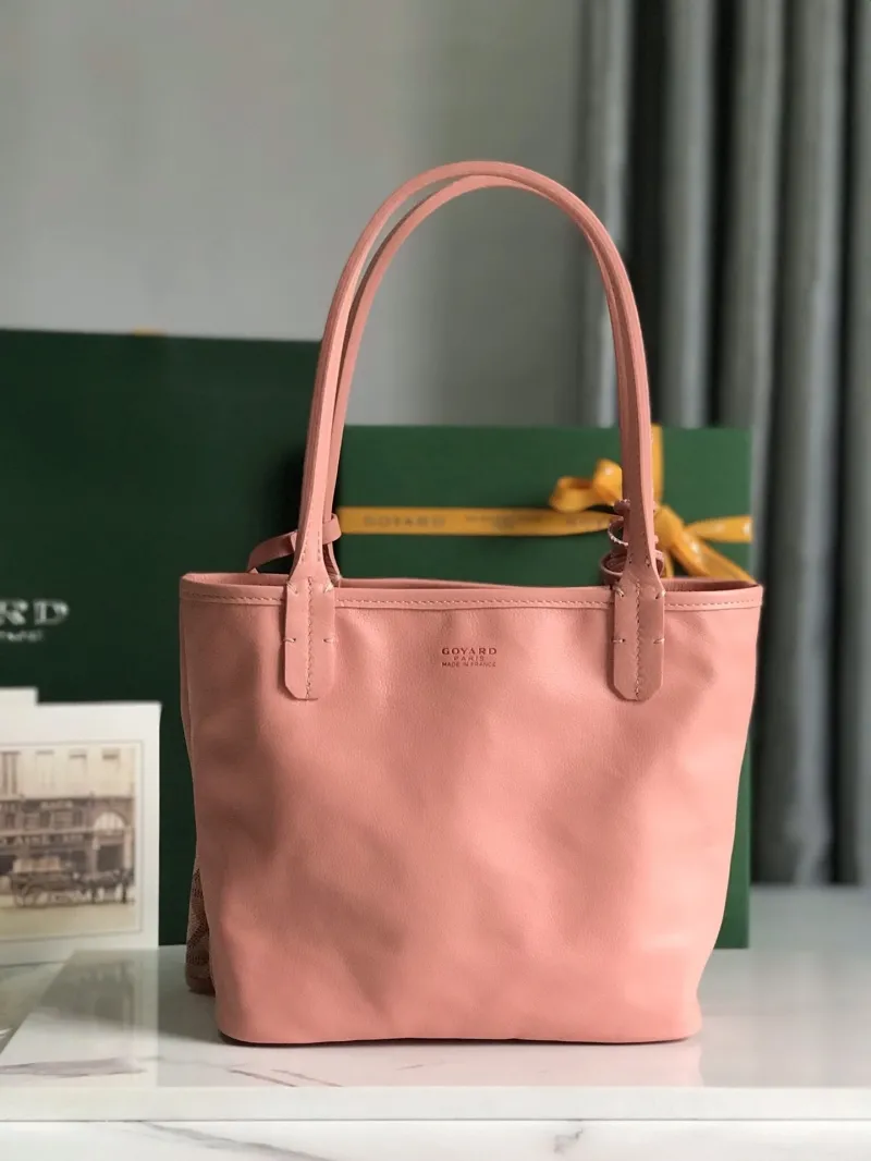 Goyard Pink Shopping Tote Bag 211 with Pouch - Image 8