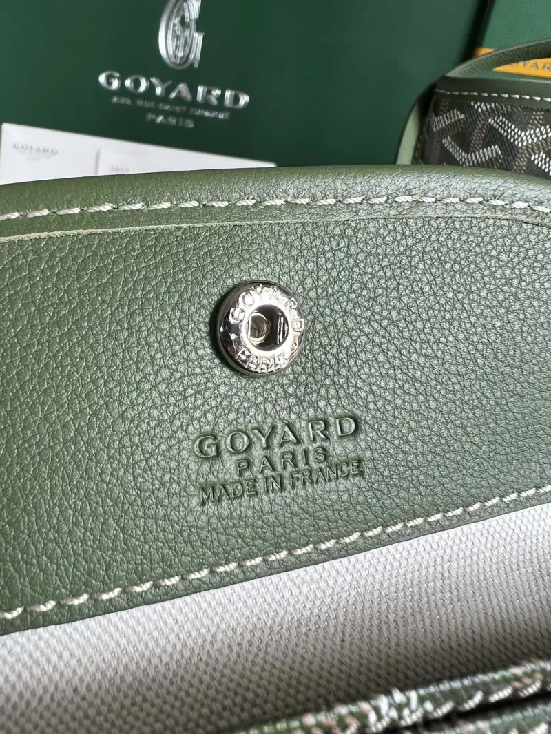 Goyard Olive Green Tote Bag 215 - Image 9