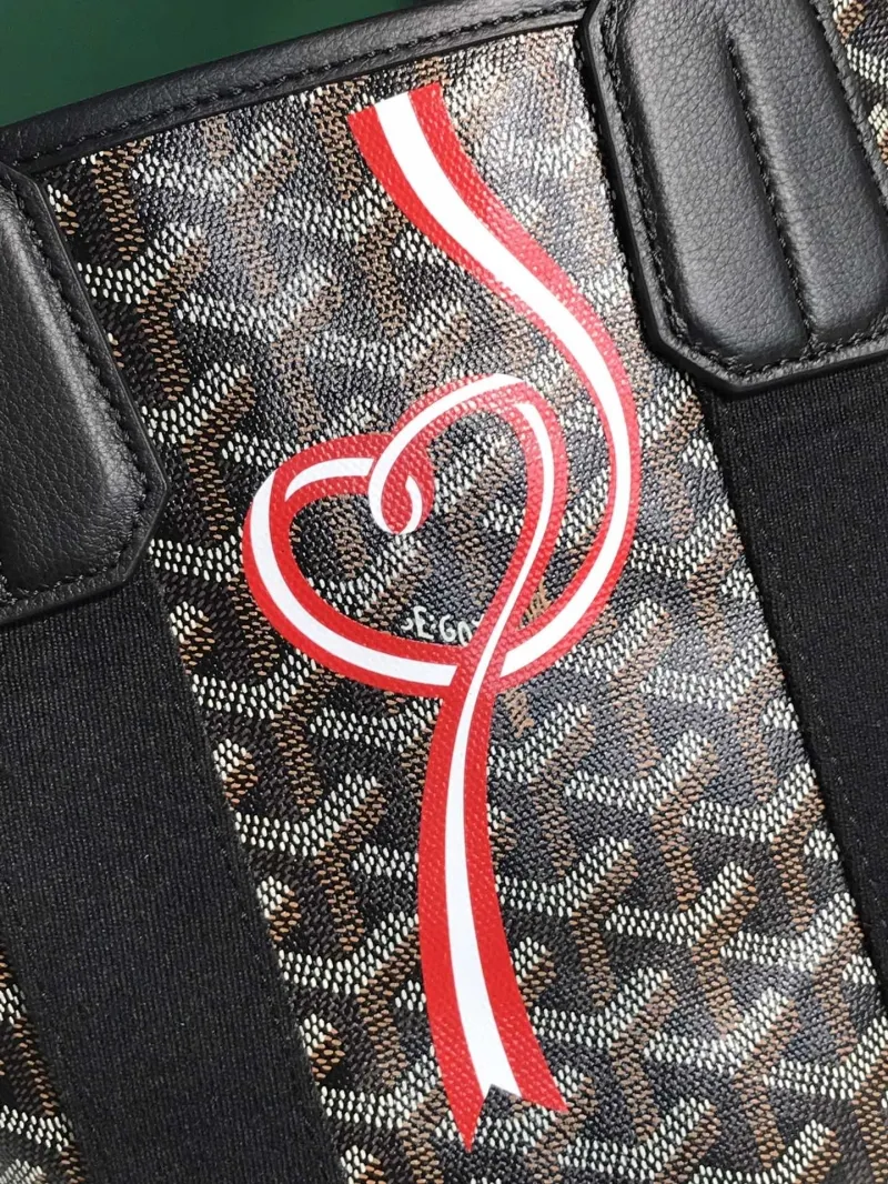 Goyard Black Bucket Crossbody Shopping Bag - Image 6