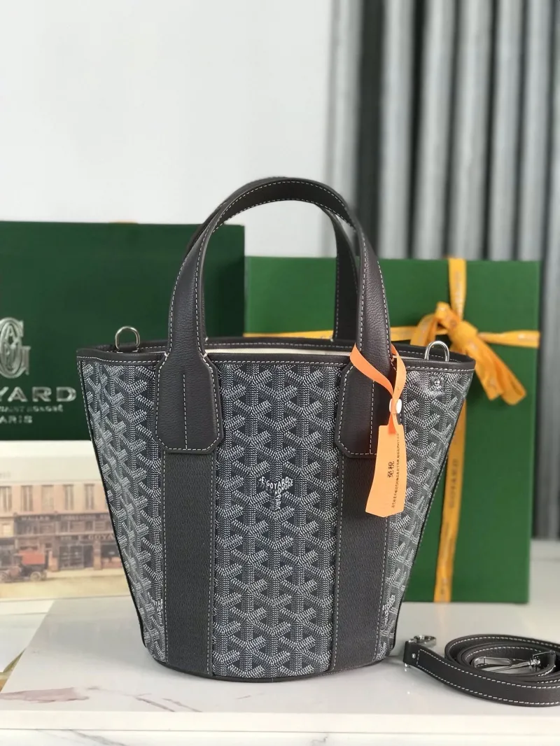 Goyard Dark Gray Bucket Bag 226 - Image 4