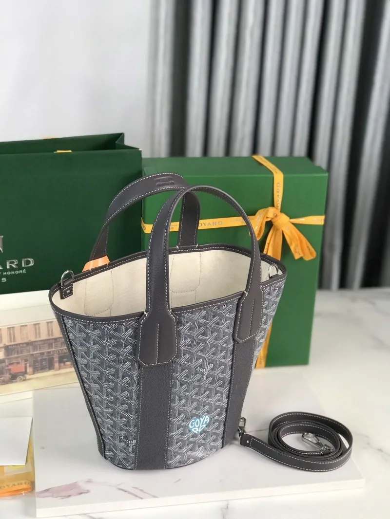Goyard Dark Gray Bucket Bag 226 - Image 8