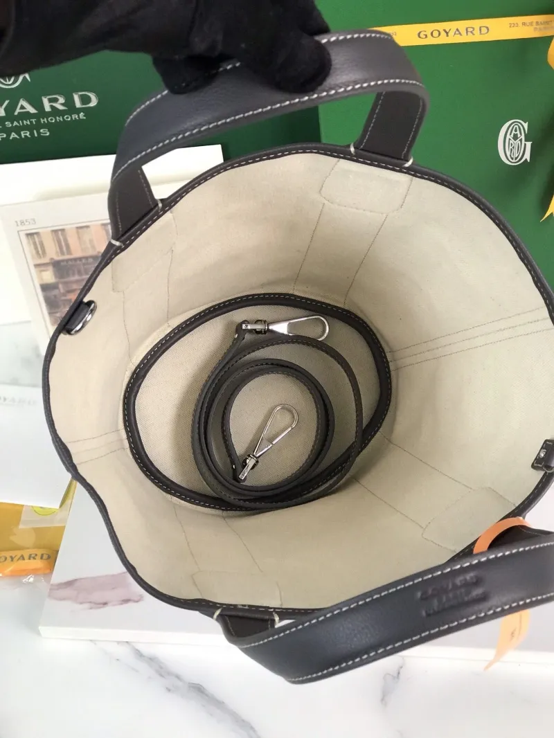 Goyard Dark Gray Bucket Bag 226 - Image 9