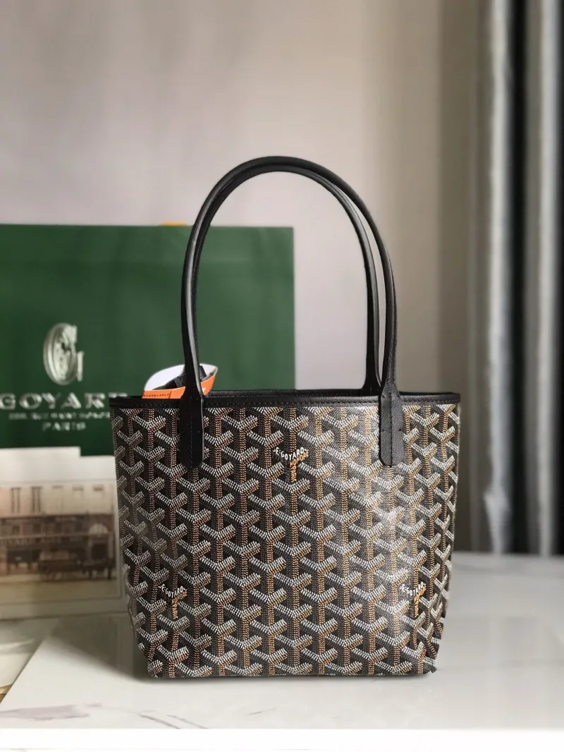 Goyard 236 Black Tote Bag - Image 4