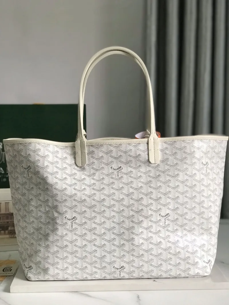 Goyard White Tote Bag 237 - Image 3
