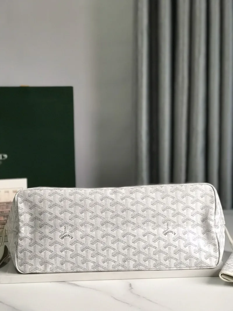 Goyard White Tote Bag 237 - Image 5