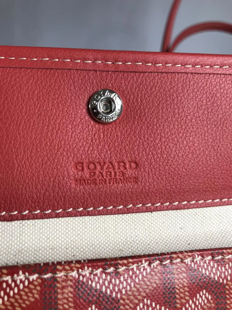 Goyard Red Shopping Tote Bag 240 - Image 7