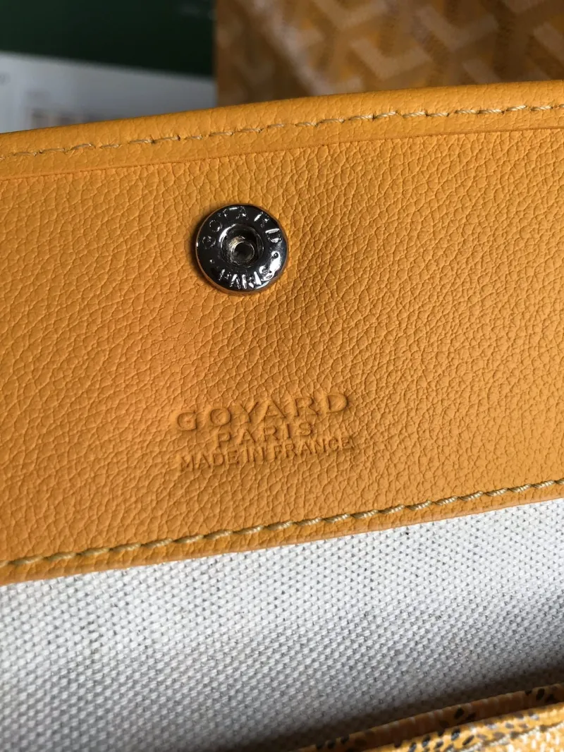 Goyard Yellow Tote Shopping Bag with Pouch - Image 8