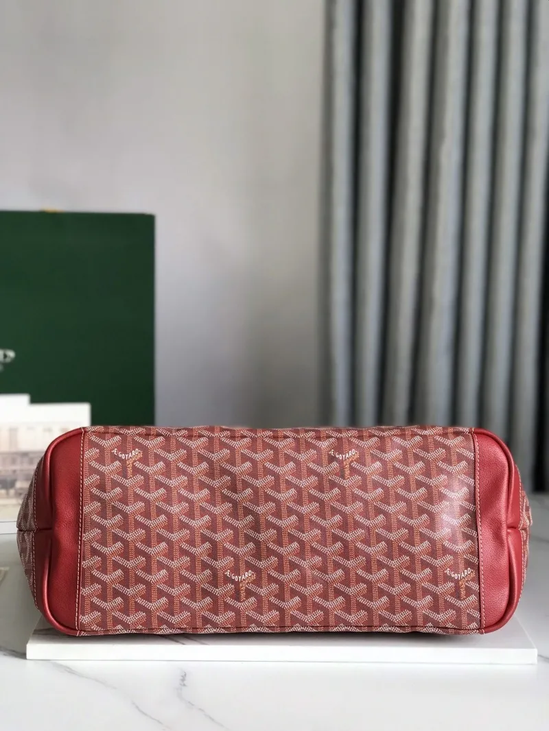 Goyard Red Tote Shopping Bag 248 - Image 3